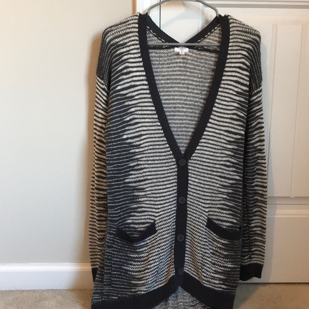Gray Marl Cardigan